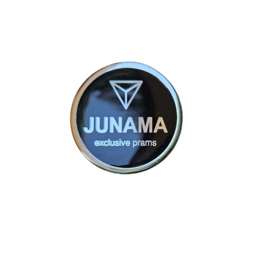 Nálepka rámu JUNAMA, emblém STRIEBORNÝ