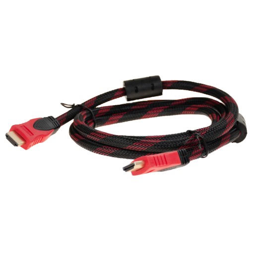 HDMI KÁBEL FULL HD 4K 3D RÝCHLOSŤ KÁBEL 1,5M PLETENKA