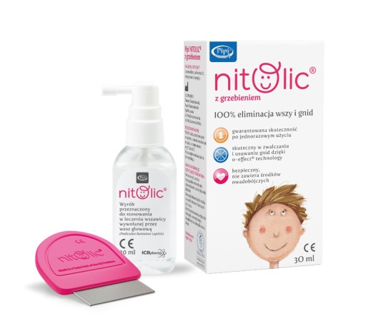 Pipi Nitolic proti všiam (30ml + hrebeň) na vši