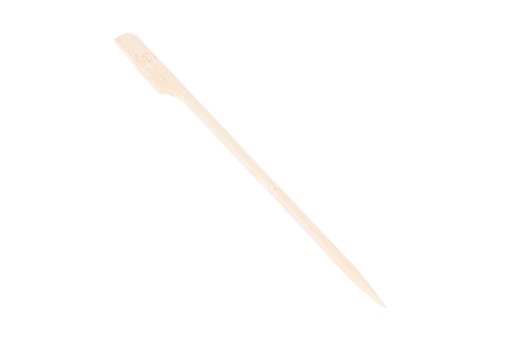 PÁRKY, DREVENÉ ŠPILE 15 CM NA LYŽE, SADA 50 KS. BAMBUS
