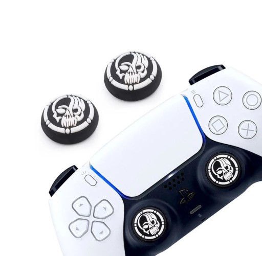 Silikónová gumená podložka pre PS5 Skull pad, 2 ks.