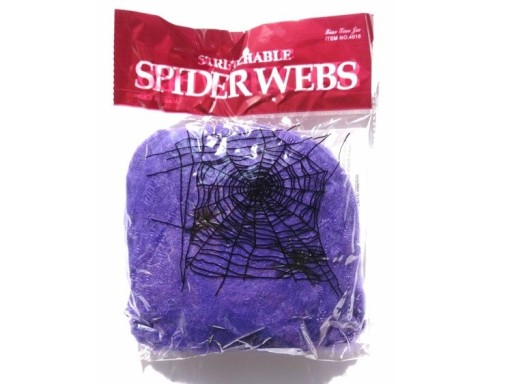 SPIDER WEB HALLOWEEN 60G FIALOVÁ