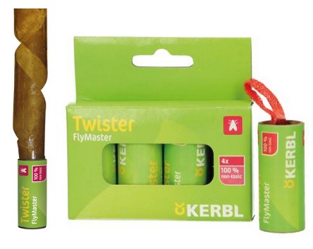 OKRUHÁ TWISTER FLY ČIAPKA, 4 KS. KERBL
