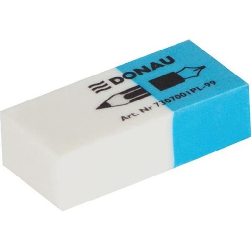 DONAU multifunkčná guma 41x18x11mm modro-biela