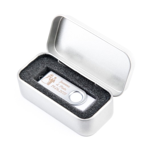 Pendrive 4 GB USB 2.0 box + SVADOBNÉ GRAVÍROVANIE