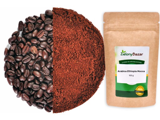 Arabica ETHIOPIA MOCCA klasická mletá káva 100g