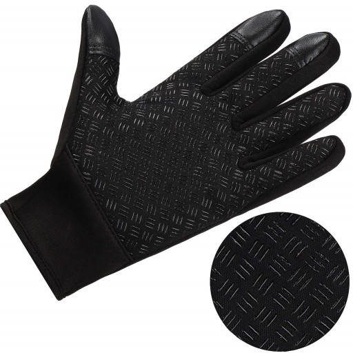 PÁNSKE ZIMNÉ FLEECE TEPLÉ DOTYKOVÉ RUKAVICE PRE RUKAVICE NA SMARTPHONE r.S.