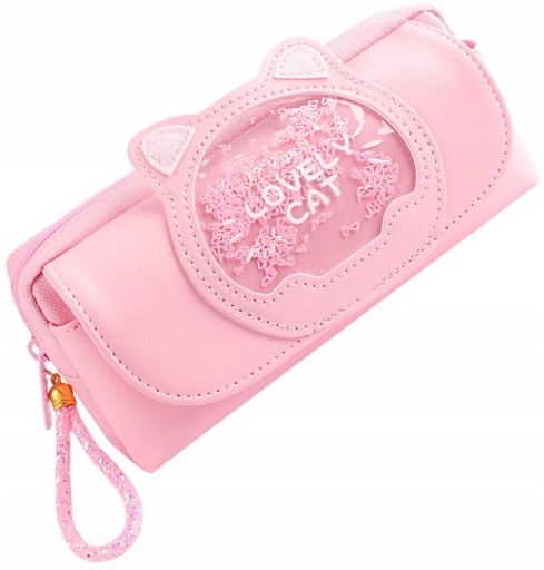 Cat Pencil Case školská kľúčenka mačka kozmetička