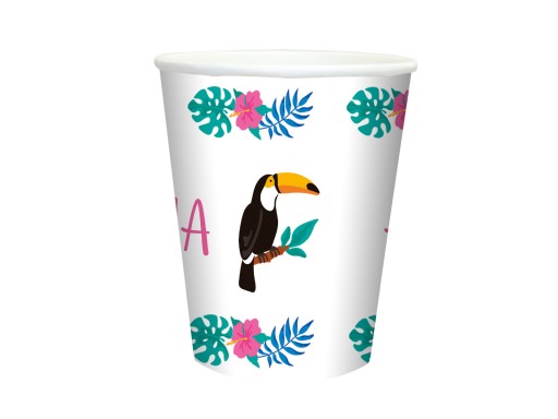 Aloha Hawaii narodeninové poháre 250ml 6 ks