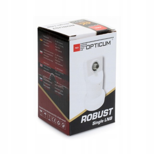 OPTICUM SINGLE RED ROBUST prevodník 0,1 dB