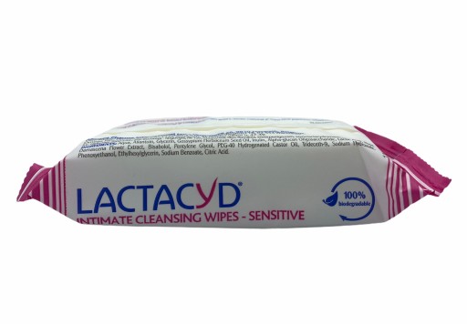Lactacyd Sensitive Intímne obrúsky 15 ks.