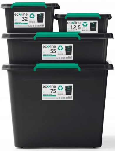 MOXOM - Plastová nádoba Kryty na boxy 12,5L