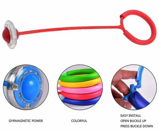 Hula hoop Skipper svietiaca LED hra so švihadlom
