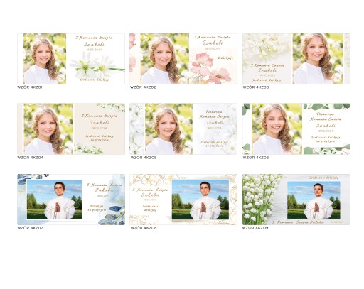 prijímacie koláčové boxy Sväté prijímanie +personalizácia s fotkou dieťaťa