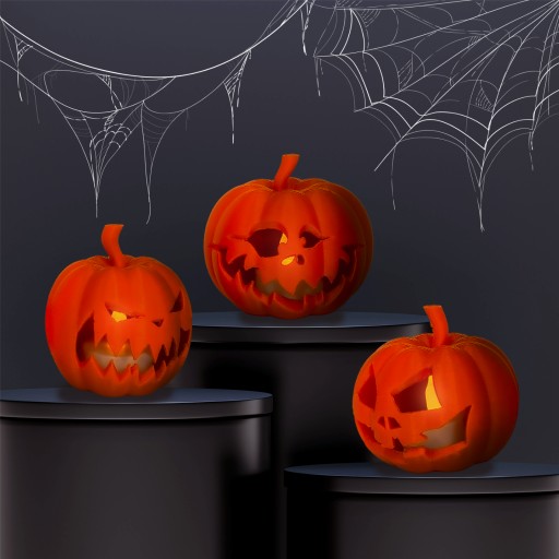 TEKVICE SO SVIEČKAMI HALLOWEENSKÉ DEKORÁCIE