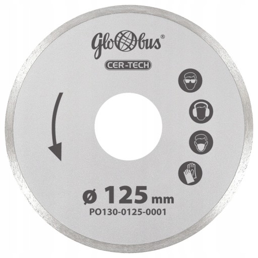 Diamantová píla CER-TECH 125x22,23 GLOBUS