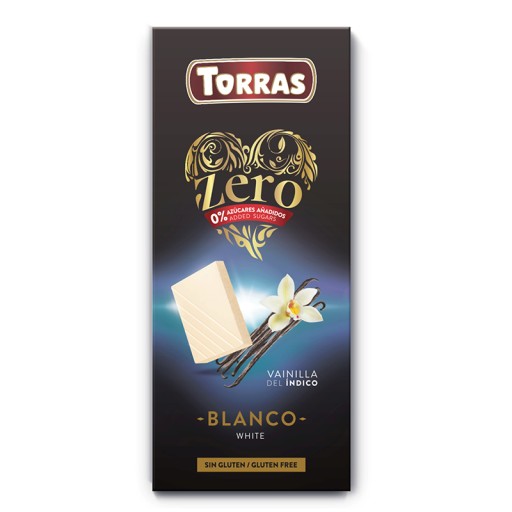 BIELA ČOKOLÁDA BEZ CUKRU S VANILKOU 100G