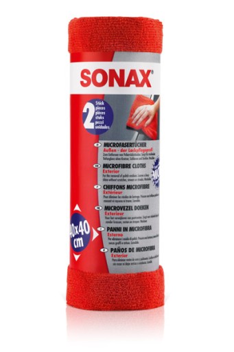 SONAX LEŠTENIE MIKROVLÁKNA 40x40 cm 2 ks
