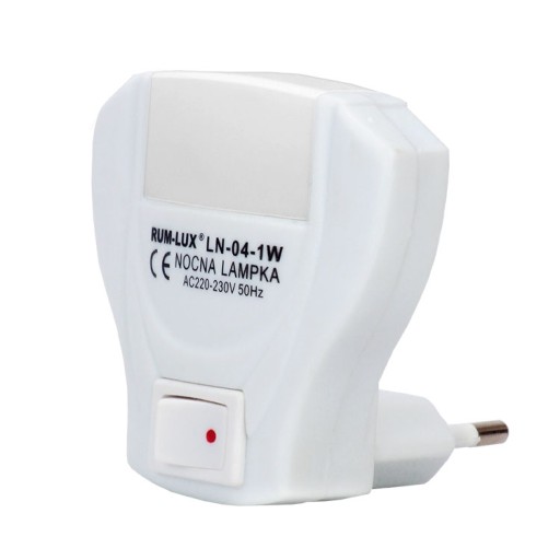 Mini mušľová nočná lampa 1,5W žltá s kontaktom