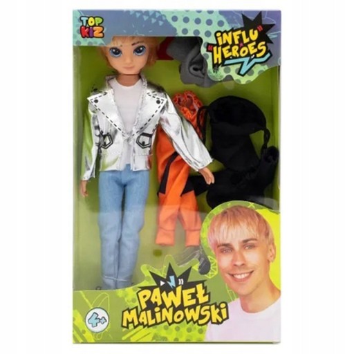 Doplnky pre bábiky Influ Heroes TopKiz Paweł Malinowski