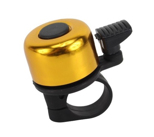 BIKE BELL GOLD DING DONG SMALL LOUD 30608
