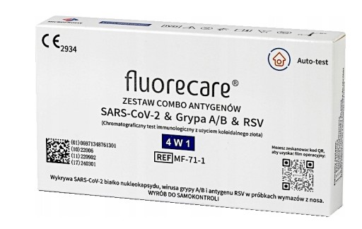 Fluorecare Test – COVID-19 Influenza AB RSV Combo 4v1