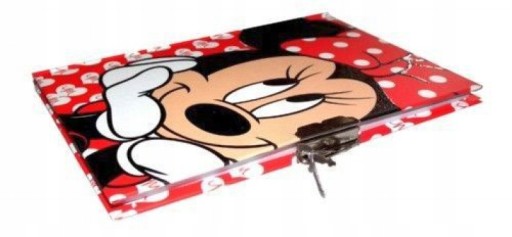 DENNÍK MINNIE NOTES PRE DIEVČA S KĽÚČOM