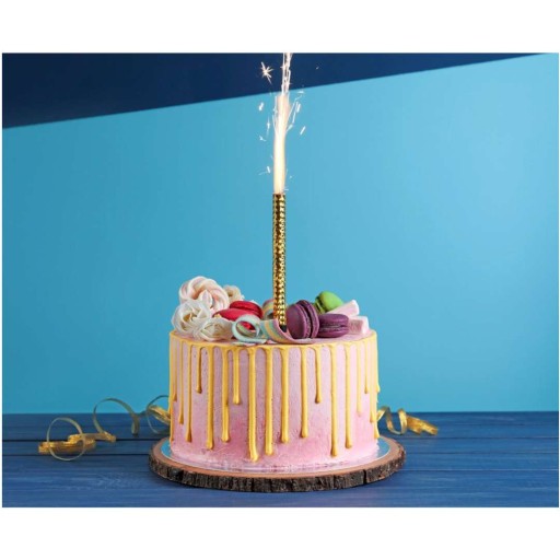 KLASICKÁ TORTA FONTÁNA torta svetlice narodeninové SPOLOČENSTVO svadba 18 cm x2