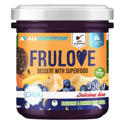 ALLNUTRITION FRULOVE DEZERT SO SUPERFOODS 350G DEZERT ČUČORICE-BANÁN-CHIA
