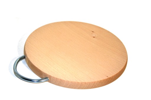 Okrúhla doska na krájanie s rukoväťou, 25 cm