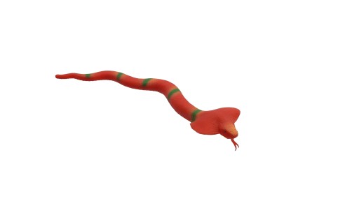 COBRA SNAKE S HRACHOM SADA červená 17W