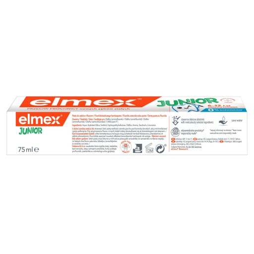 ELMEX ZUBNÁ PASTA PRE DETI 75ml JUNIOR (6-12 ROKOV)