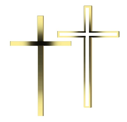 Topper CROSS obojstranná ozdoba torty BAPTISM Communion