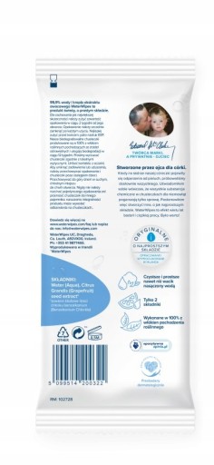 WaterWipes BIO Vlhčené obrúsky pre novorodencov a bábätká 28 ks.