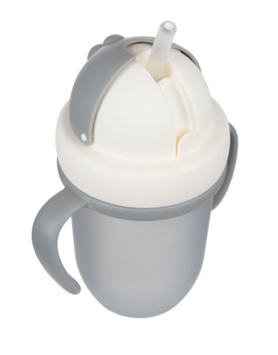 CANPOL pohár, fľaša na vodu so skladacou trubicou, 210 ml, 9m+