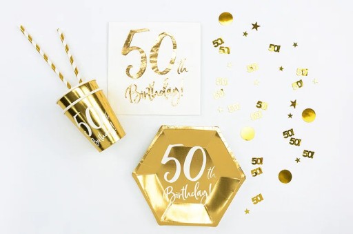 Metalizované narodeninové konfety 50 15g