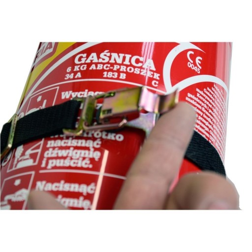 Upevňovacia páska so sponou, páska na hasiace prístroje