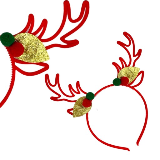 Čelenka REINDEER ROHY Jelenie lesné zvieratká RUDOLF