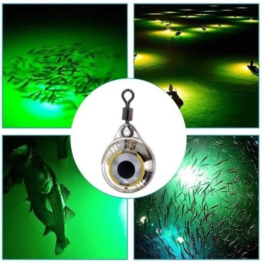 LED rybárska lampa na vlasec pre plavákový SET OSVETLENIE RYBÁRSKEHO MIESTA