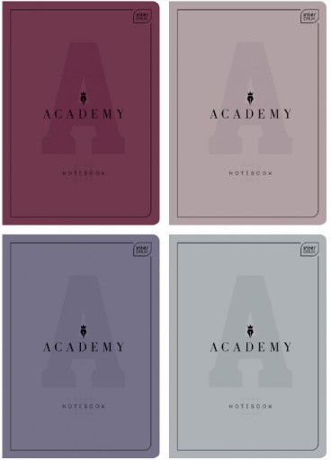 Zápisník A5, 32 štvorcových listov, 90g INTERDRUK Academy