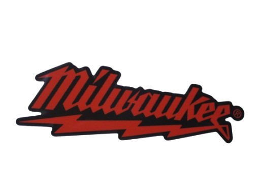 NÁLEPKA S LOGOM MILWAUKEE TOOLS 9,5 x 6,4 cm