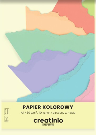 FAREBNÝ PAPIERový výrez CEATINIO A4/10K