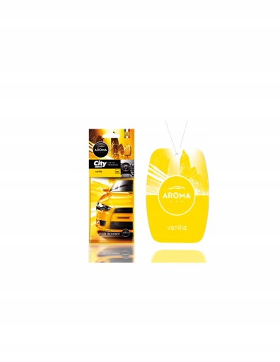 Prívesok s vôňou Aroma Car City Card VANILLA