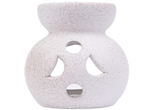 KERAMICKÝ KRB NA VOSKOVÉ OLEJE AROMATERAPIA BOHO NATURAL S BODKAMI