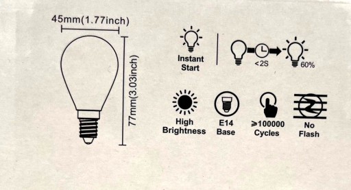 ŽIAROVKY LED FILAMENTOVÉ 6ks E14 4W=40W 2700K ECO