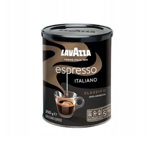 Lavazza Espresso mletá káva 250g v plechovke