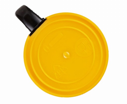 PLASTOVÝ HRNČEK S RÚČKOU 400ML MIX FARBA PP