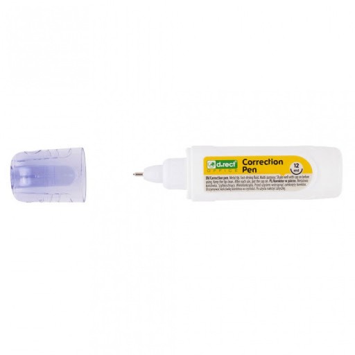 D.Rect rýchloschnúce korektorové pero 12ml x 6 kusov