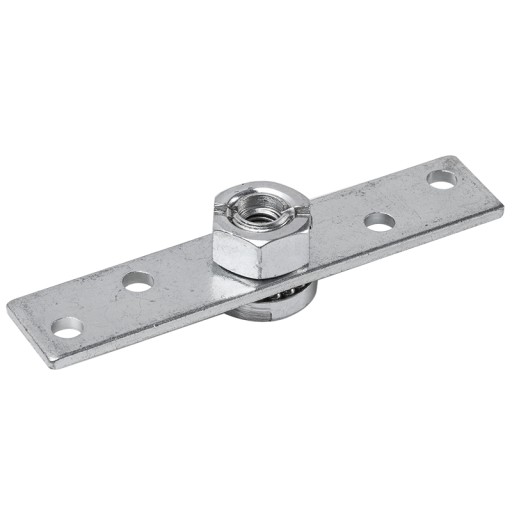 Montážna doska pre rolky do posuvnej brány 100x20 mm
