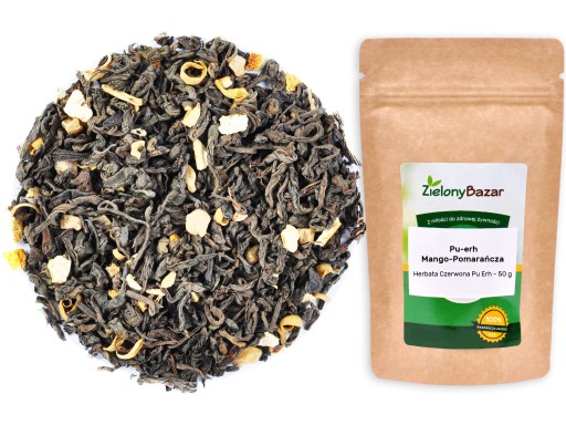 Červený čaj PU-ERH MANGO-POMARANČ 50g